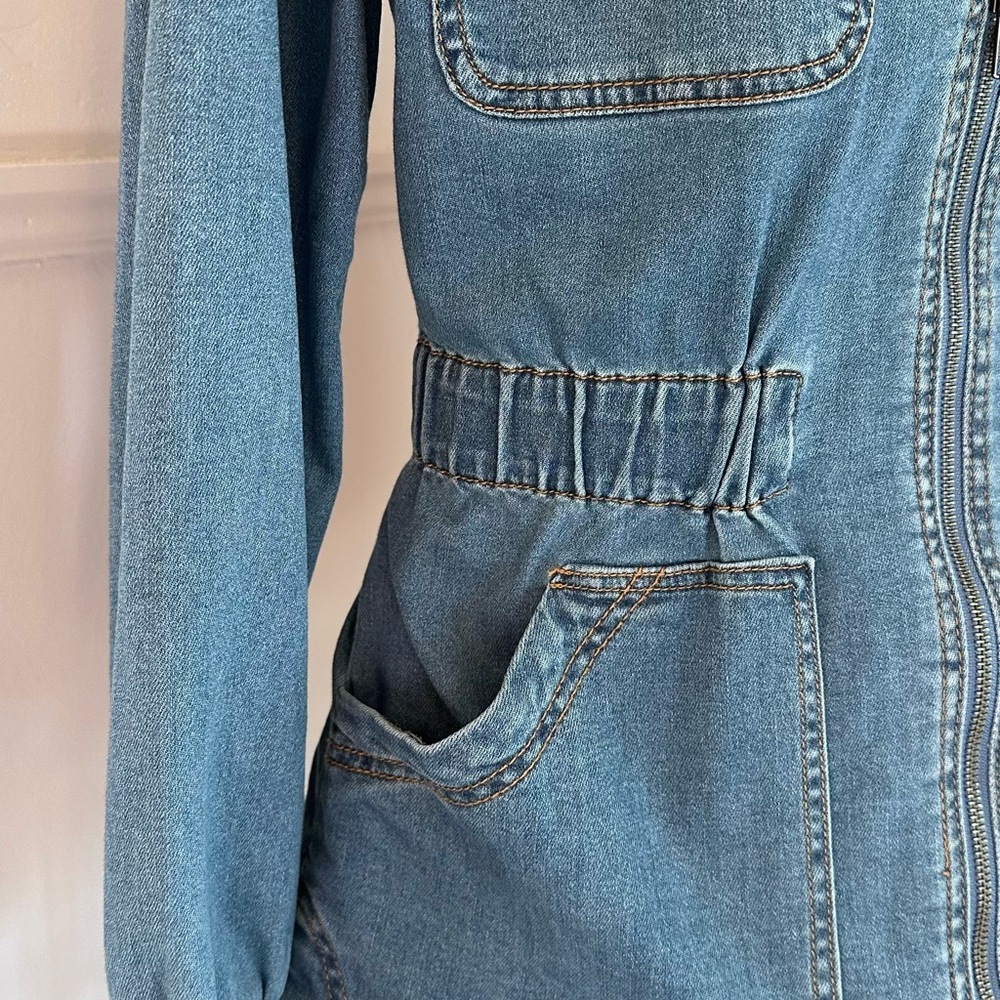 Knox Rose Classic Blue Jean Jacket - Picture 3 of 8